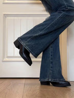 Women's Minimalist Block-Heel Ankle Boots